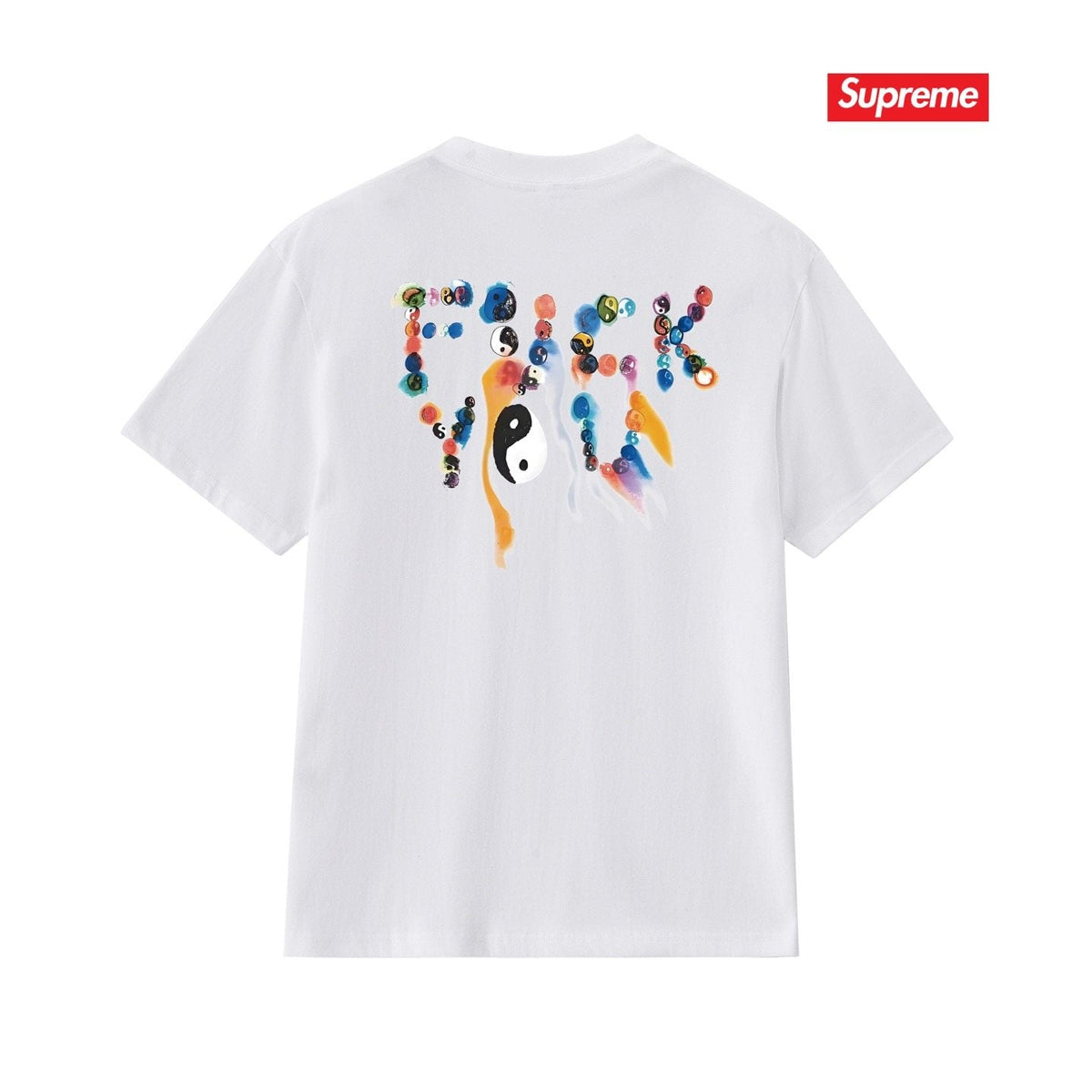 Supreme Front & Back Graphic Short-Sleeve T-Shirt ¡ª back
