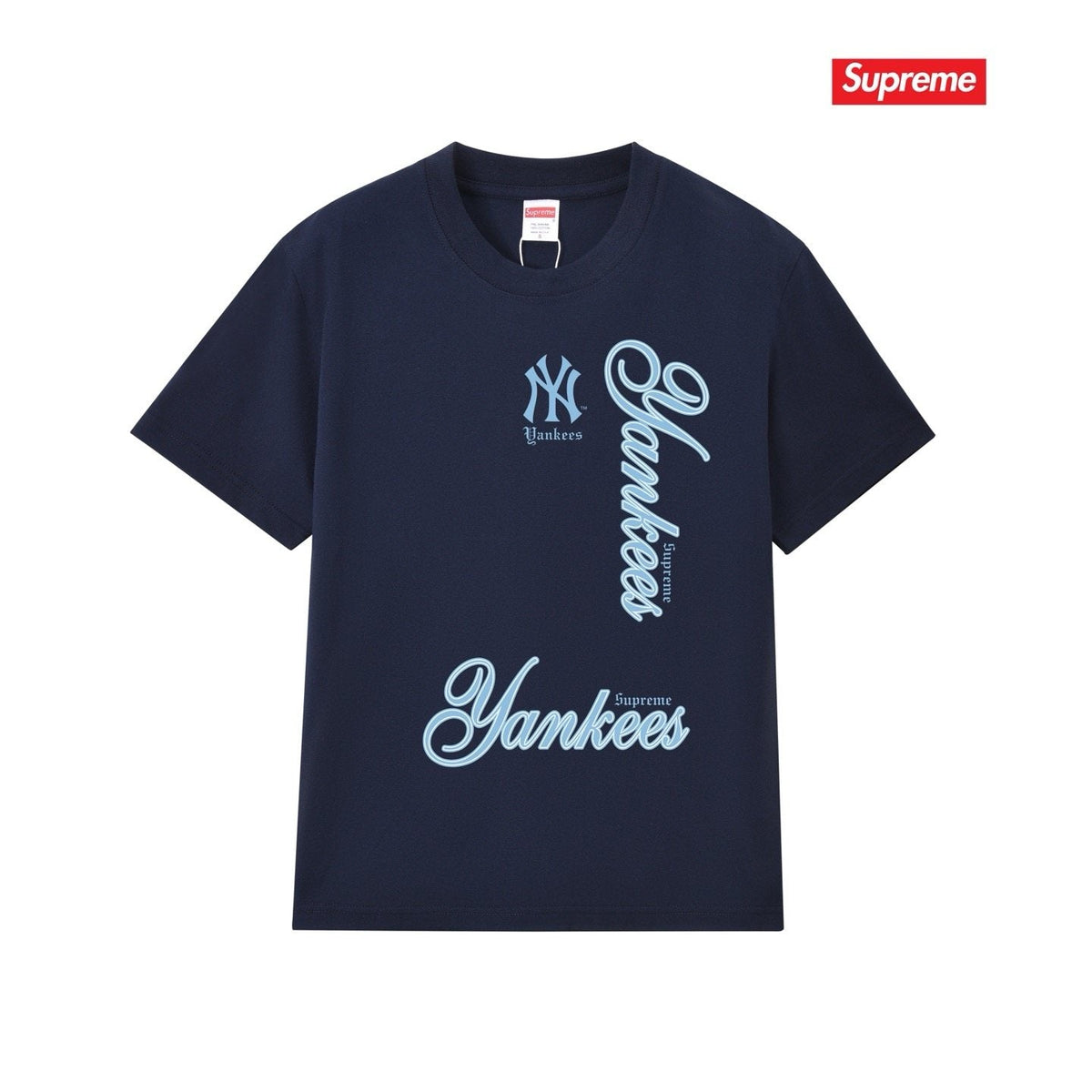 Supreme Yankees NY Graphic Short-Sleeve T-Shirt ¡ª front