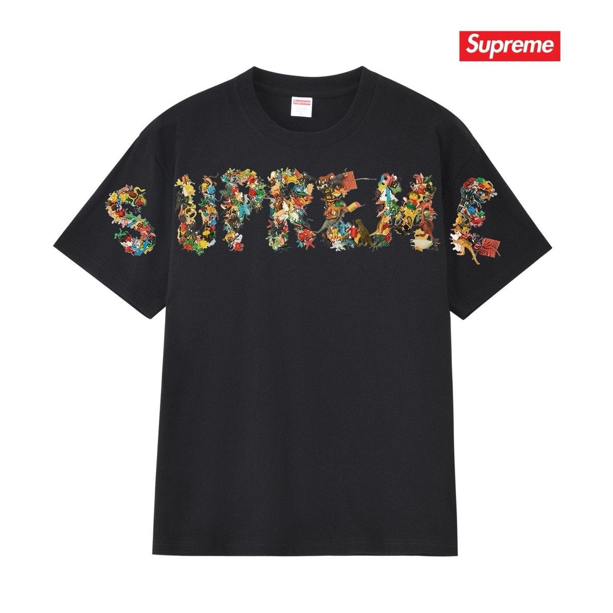 Supreme Floral Wordmark Short-Sleeve T-Shirt ¡ª hero