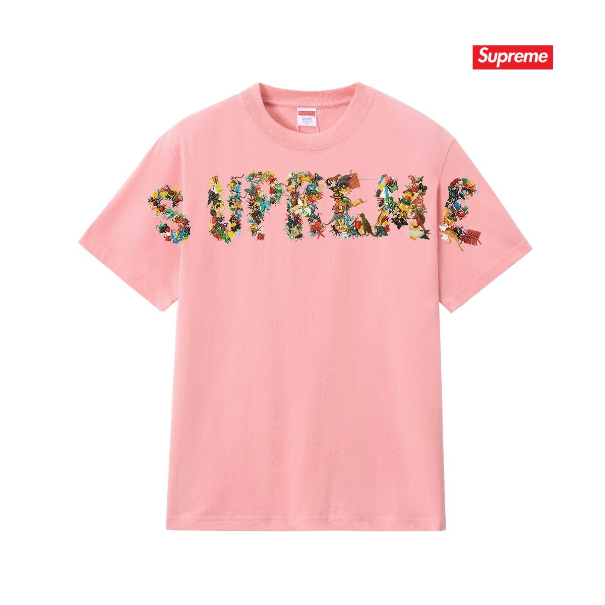 Supreme Floral Wordmark Short-Sleeve T-Shirt ¡ª front