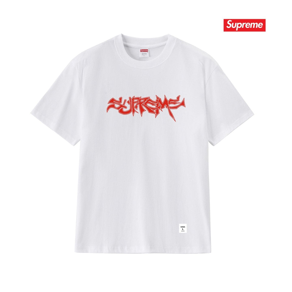 Supreme Graffiti Wordmark Short-Sleeve T-Shirt ¡ª front