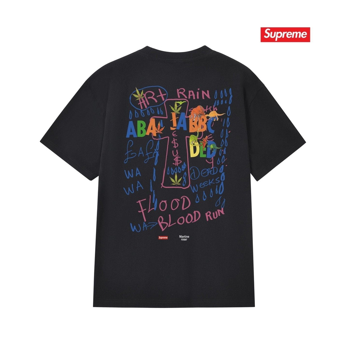 Supreme Front and Back Graphic T-Shirt ¡ª back