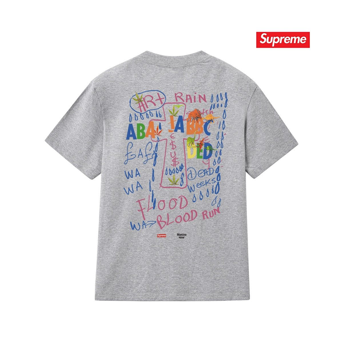 Supreme Front and Back Graphic T-Shirt ¡ª back