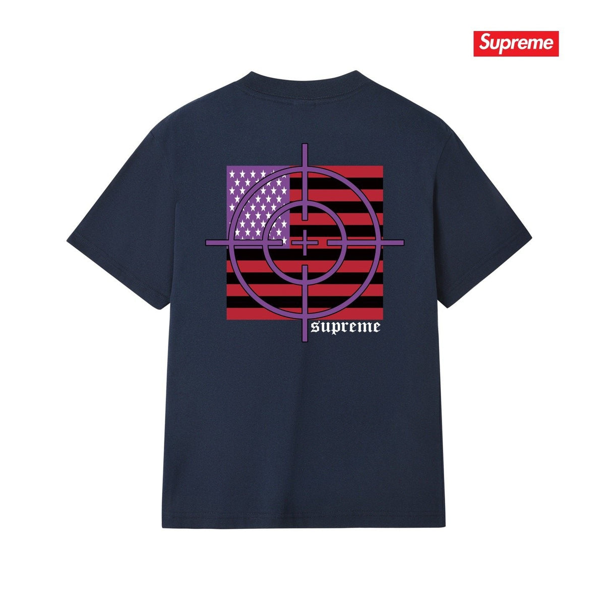 Supreme Flag Target Graphic T-Shirt ¡ª back