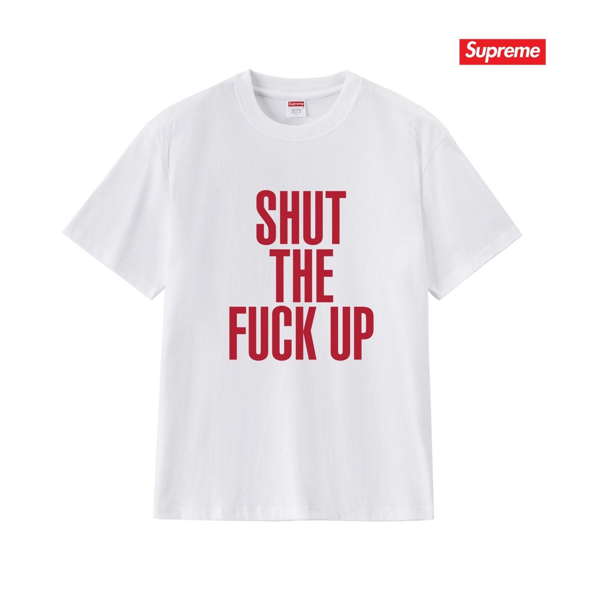 Supreme Stacked Text Graphic T-Shirt ¡ª front