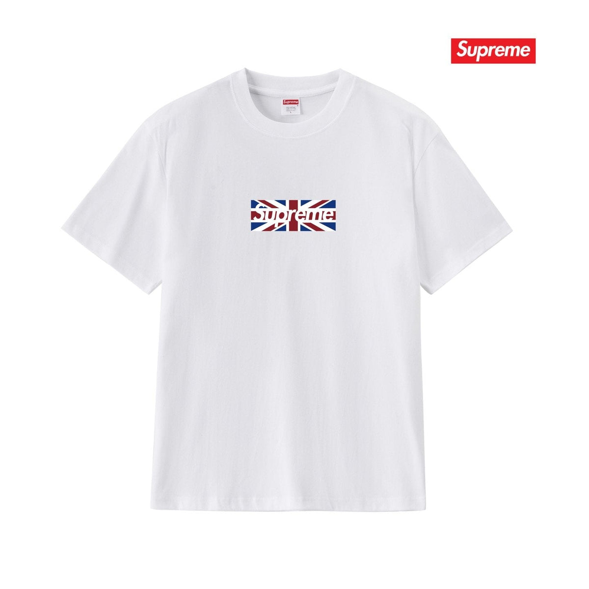 Supreme Union Jack Box-Logo Graphic T-Shirt ¡ª front