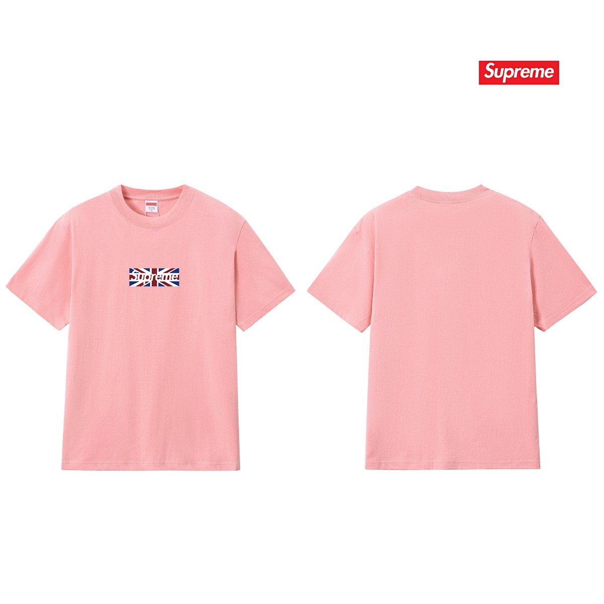 Supreme Union Jack Box-Logo Graphic T-Shirt ¡ª back