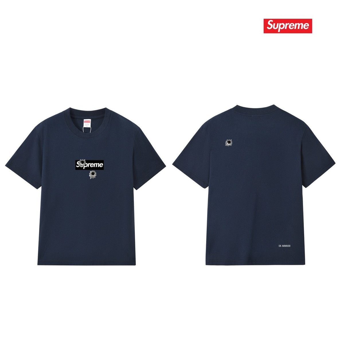 Supreme Bullet Hole Graphic T-Shirt ¡ª comparison
