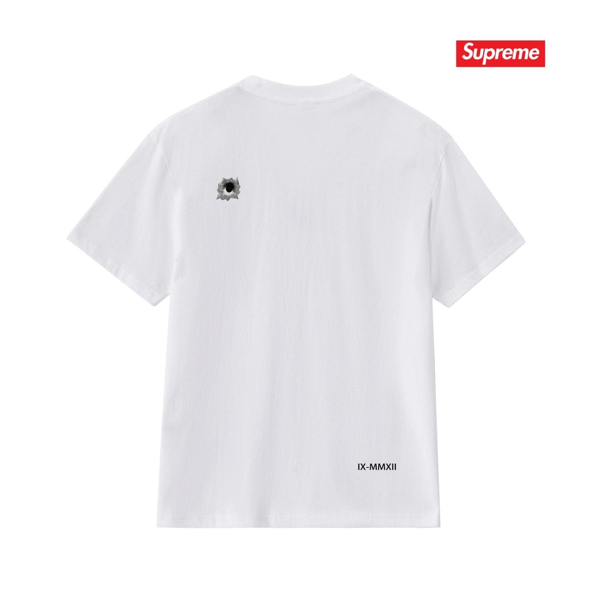 Supreme Bullet Hole Graphic T-Shirt ¡ª back