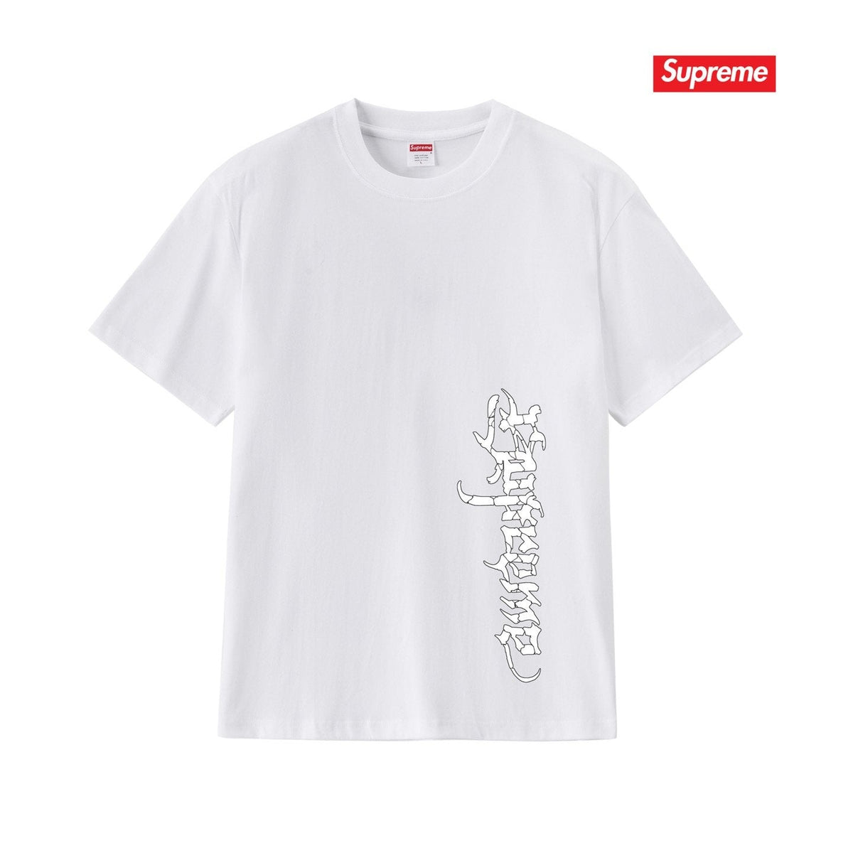 Supreme Front & Back Graphic T-Shirt ¡ª front