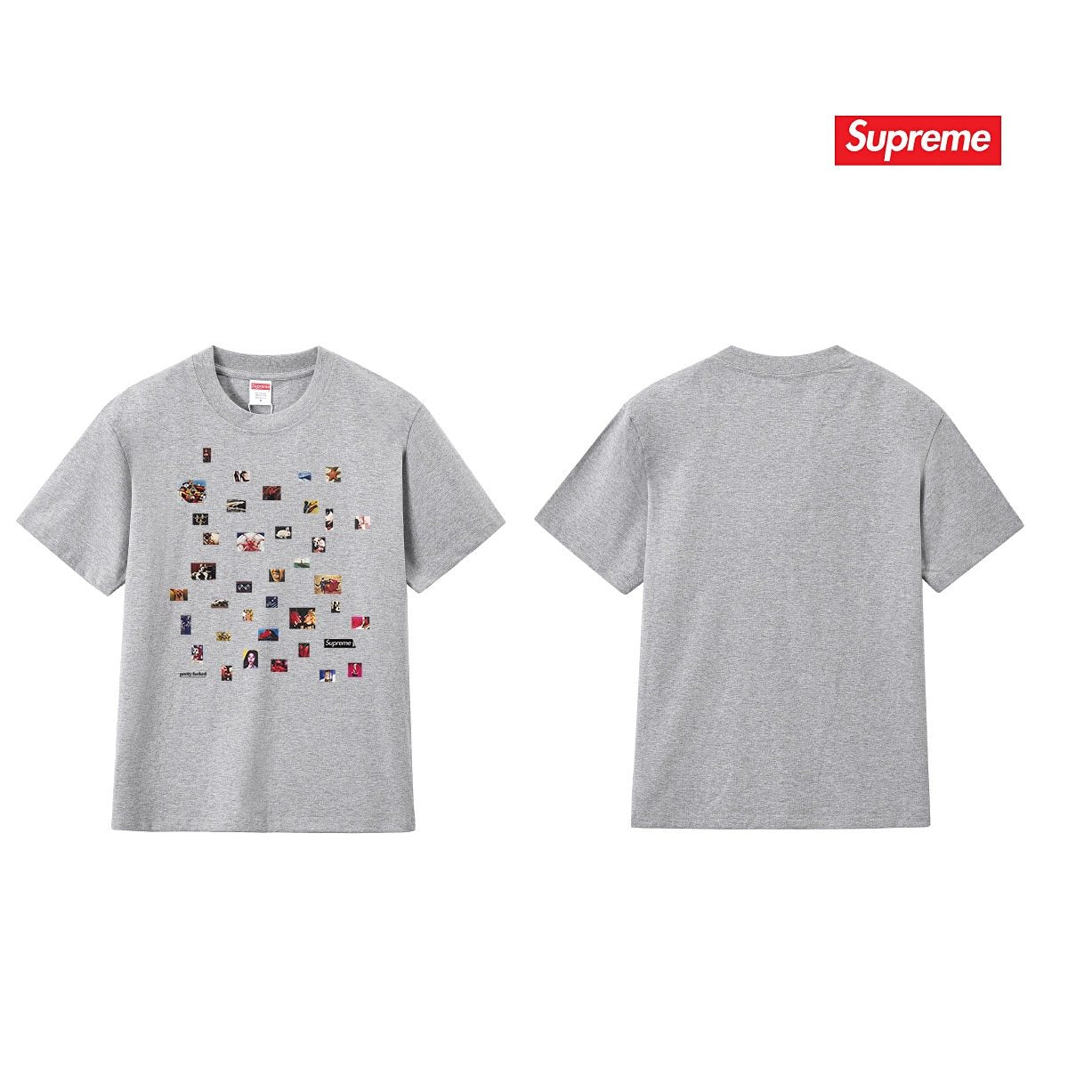 Supreme Photo Collage Graphic T-Shirt ¡ª back