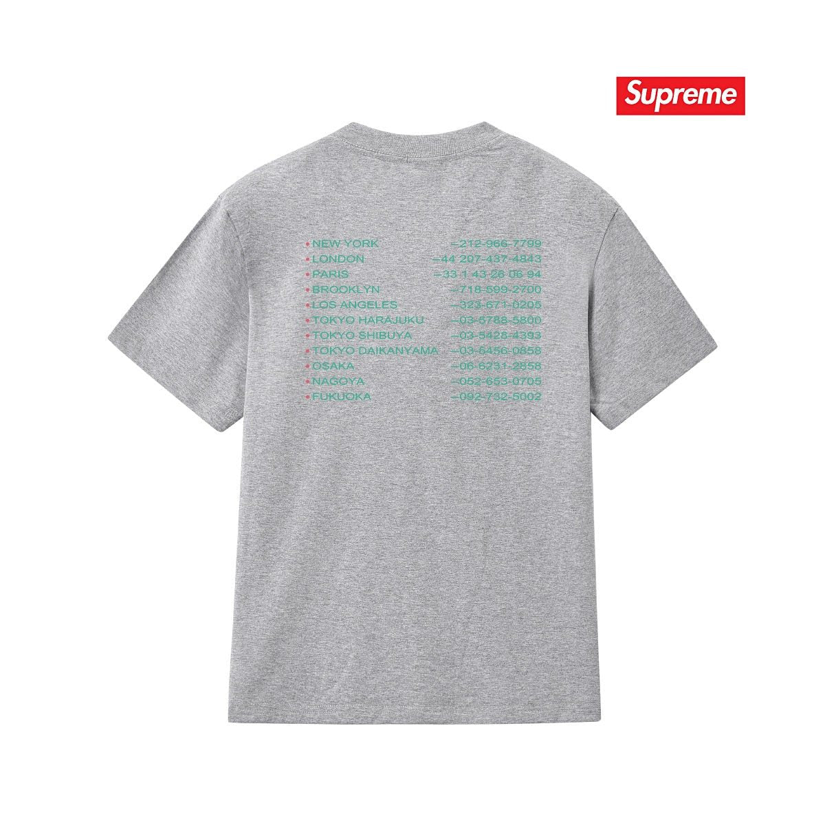 Supreme Front and Back Graphic T-Shirt ¡ª back