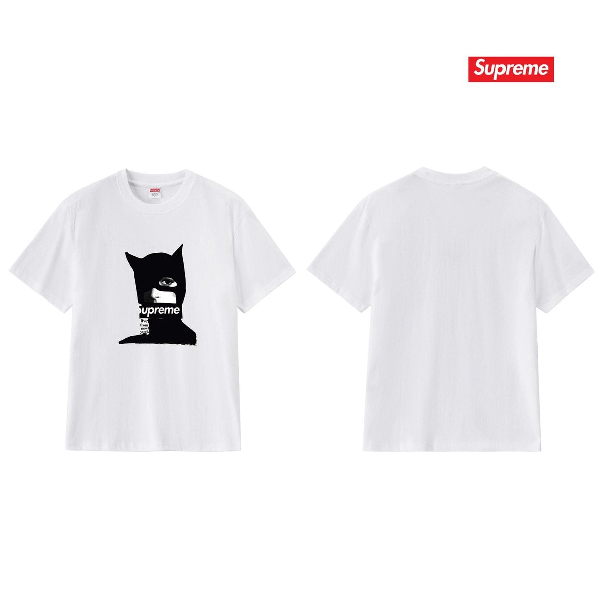 Supreme Cat Graphic Short-Sleeve T-Shirt ¡ª back