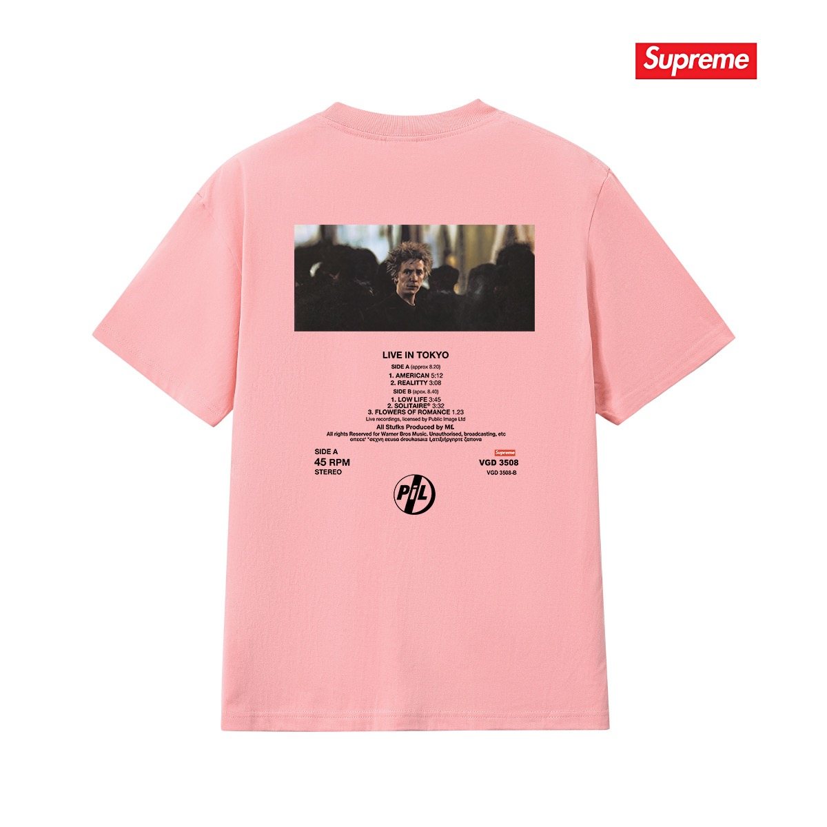 Supreme Live in Tokyo Photo Graphic T-Shirt ¡ª back