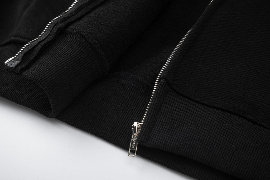 Supreme Front Appliqu¨¦ Zip Hoodie ¡ª detail