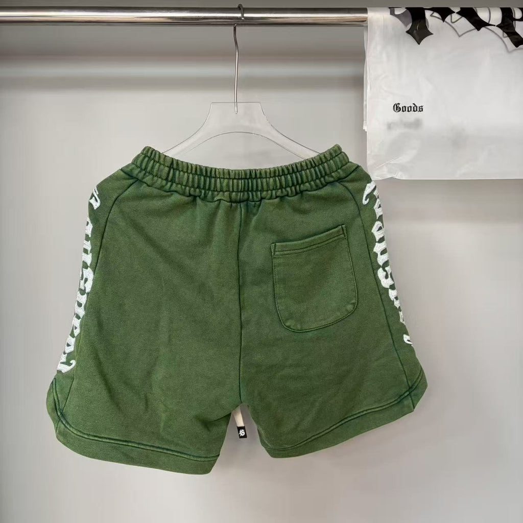 Godspeed Green Side Graphic Sweat Shorts ¡ª context