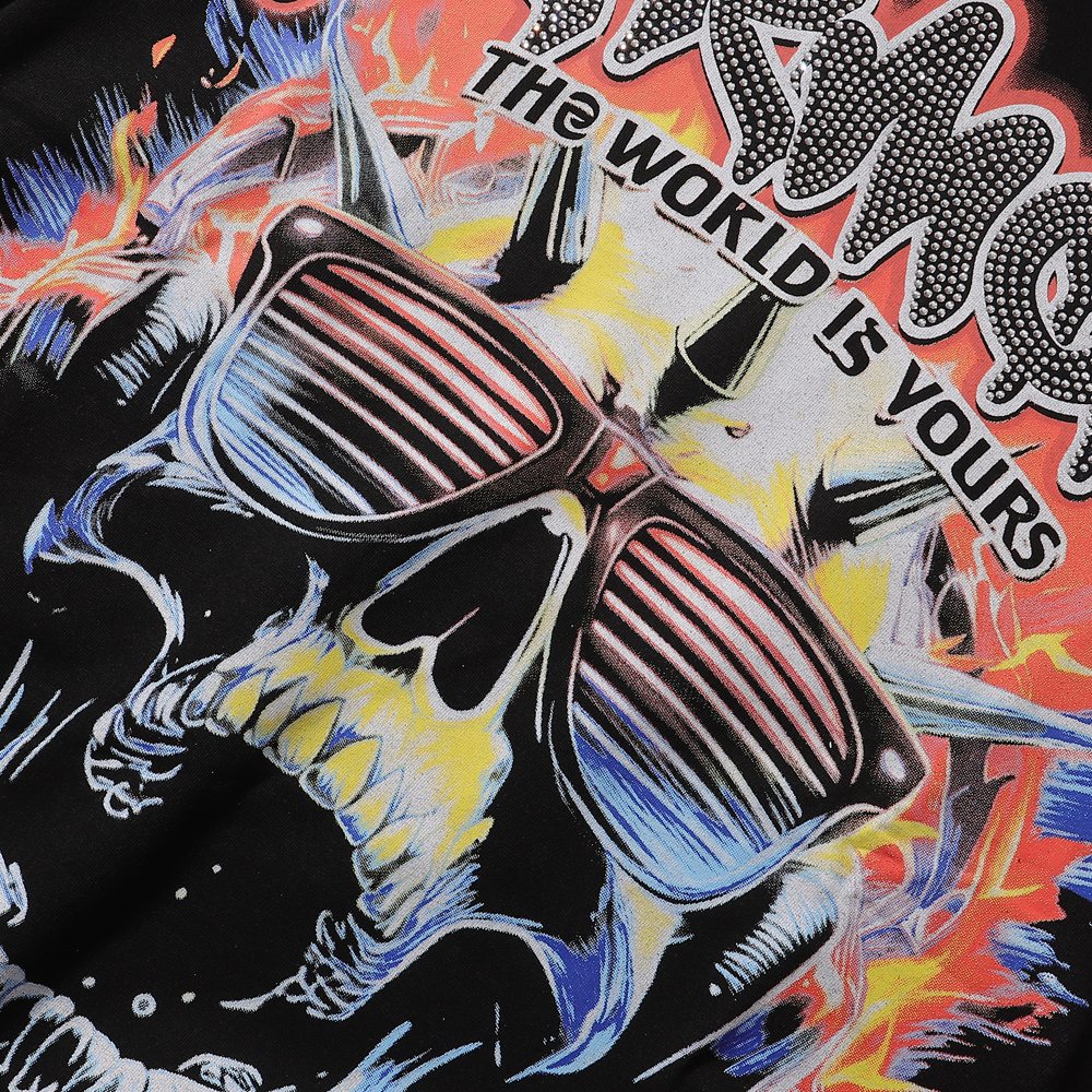 HARMONY Sunglasses Skull Graphic T-Shirt ¡ª detail
