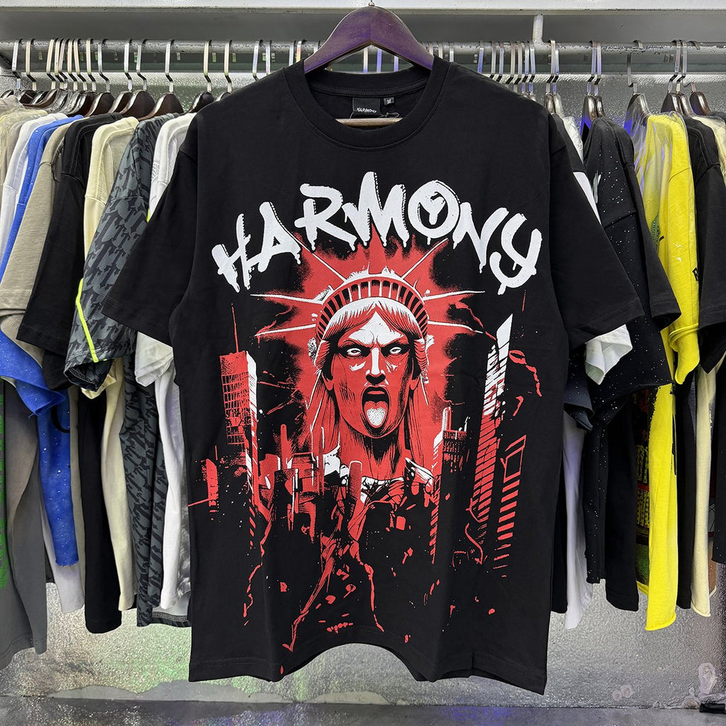 HARMONY Statue of Liberty World Tour Graphic T-Shirt ¡ª context