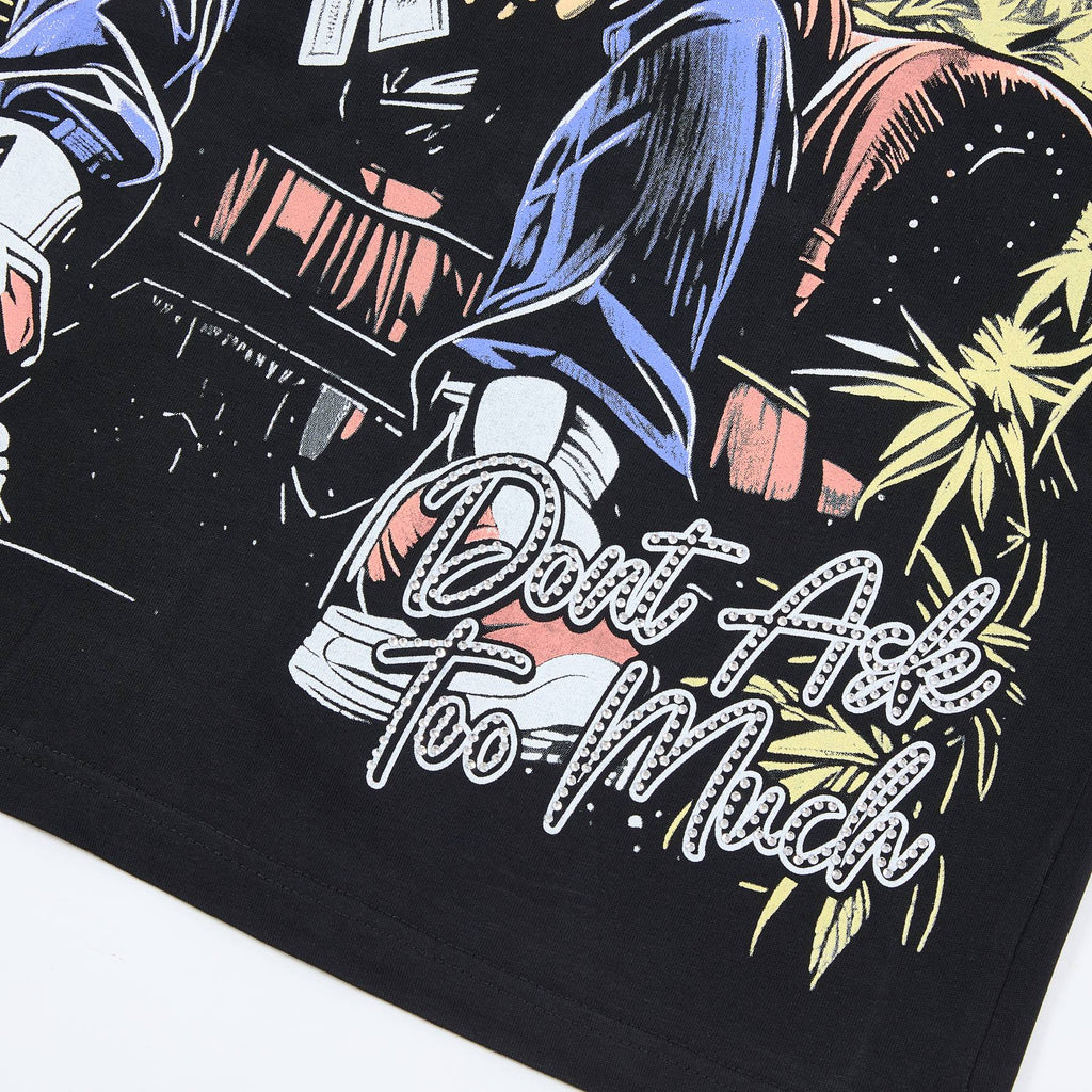 HARMONY Illustrated Graphic Short-Sleeve T-Shirt ¡ª detail