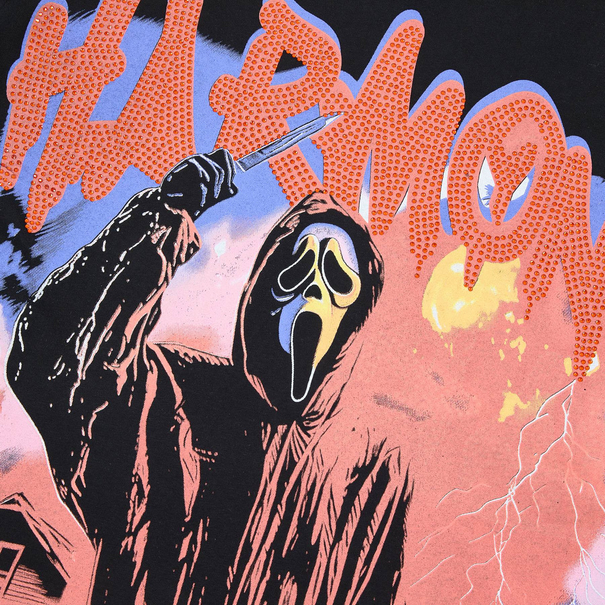 HARMONY Horror Graphic Short-Sleeve T-Shirt ¡ª detail