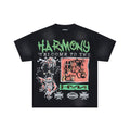 HARMONY Black Front and Back Graphic T-Shirt ¡ª hero