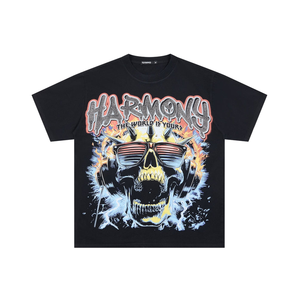 HARMONY Skull Graphic Short-Sleeve T-Shirt ¡ª hero