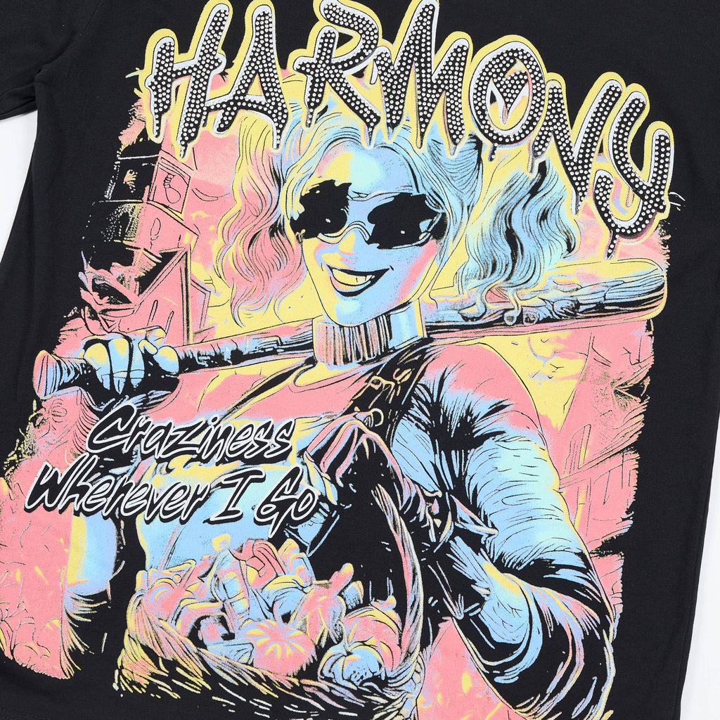 HARMONY Anime Graphic Short-Sleeve T-Shirt ¡ª detail