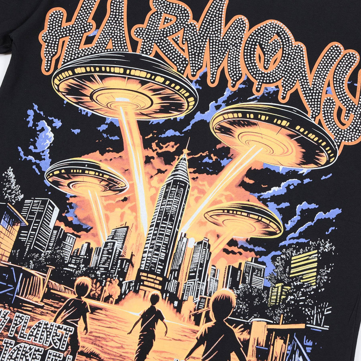HARMONY Rhinestone Graphic T-Shirt ¡ª detail