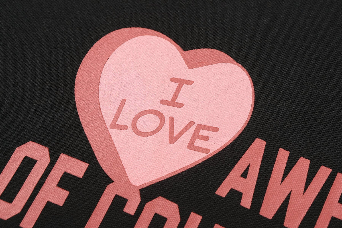 THAT'S A AWFUL LOT OF COUGH SYRUP Cupid Heart Graphic T-Shirt ¡ª detail
