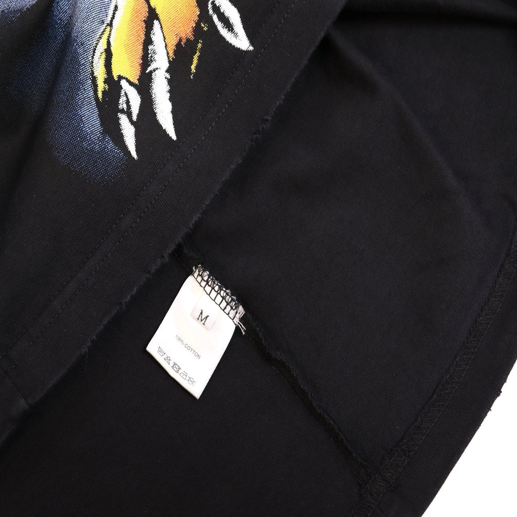 Valley Dreams Rottweiler Graphic Washed Black T-Shirt ¡ª neck_label