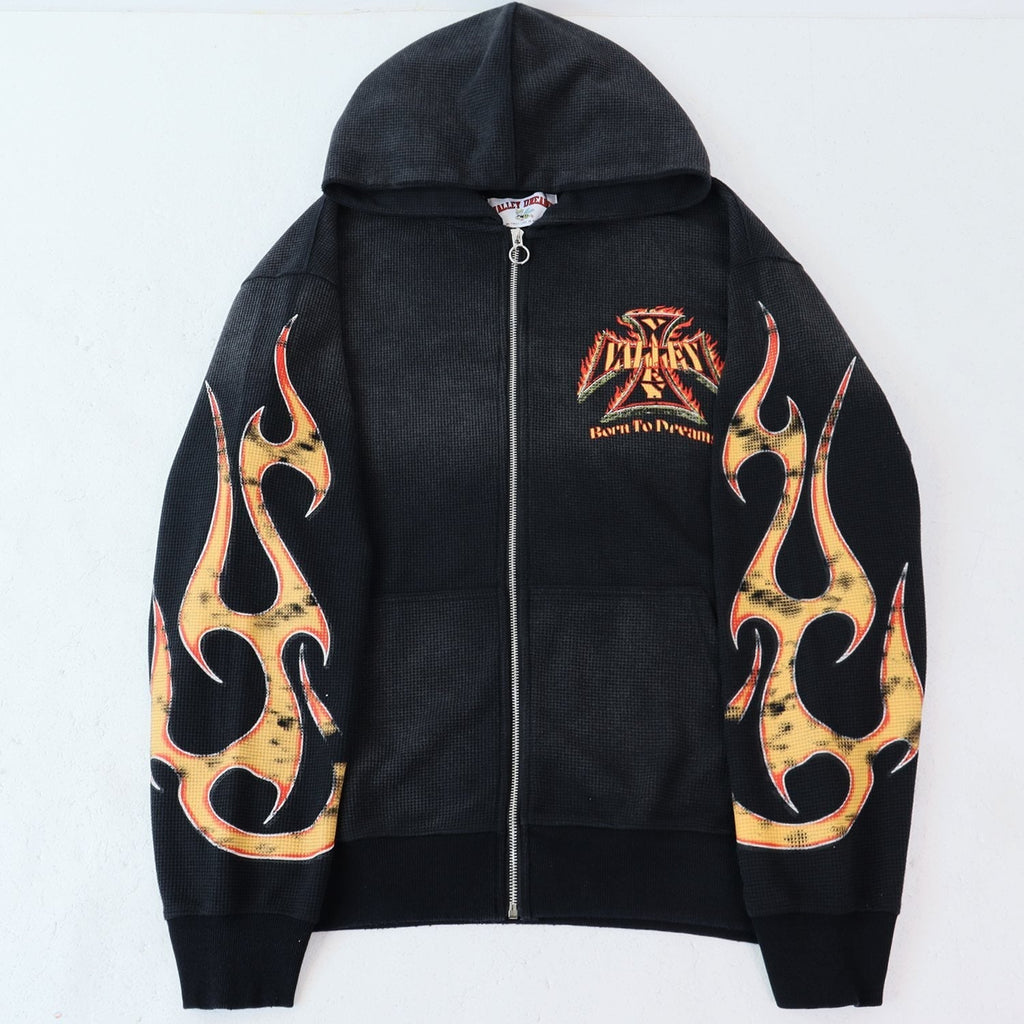 Valley Dreams Death or Glory Flame Zip Hoodie ¡ª hero