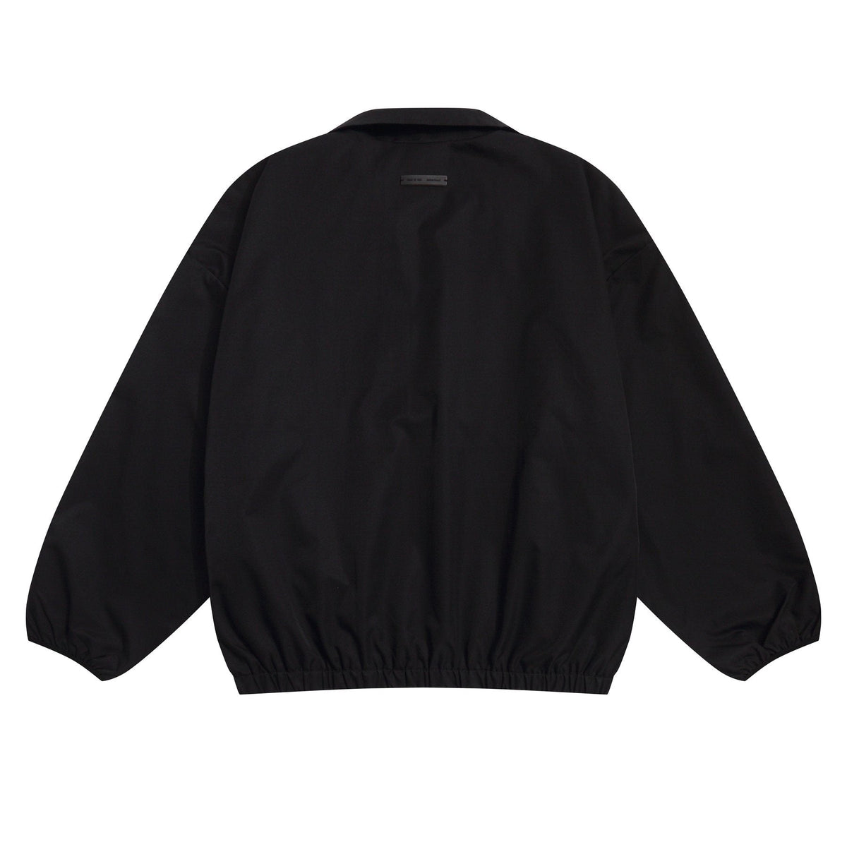 Essentials Black Half-Zip Windbreaker Jacket ¡ª back
