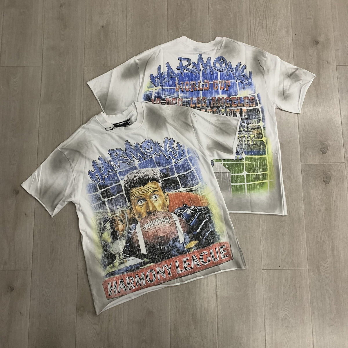 HARMONY Soccer Cup Schedule Graphic Short-Sleeve T-Shirt ¡ª context