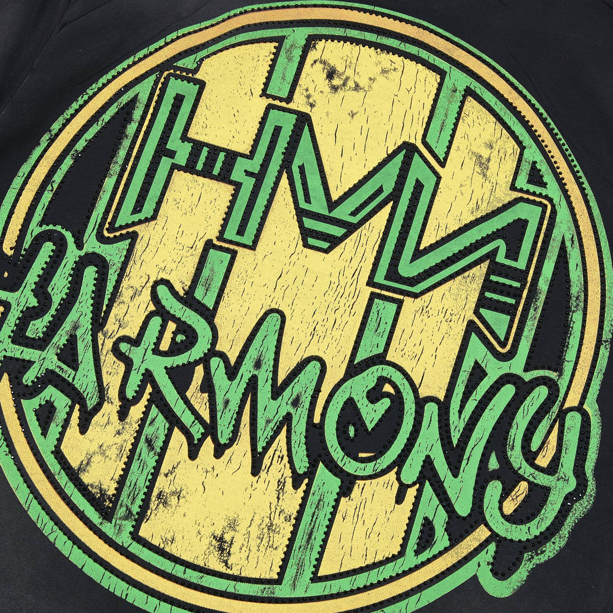 HARMONY Raw-Edge Graphic T-Shirt ¡ª detail