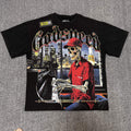 Godspeed Skeleton Piano City Graphic T-Shirt ¡ª hero