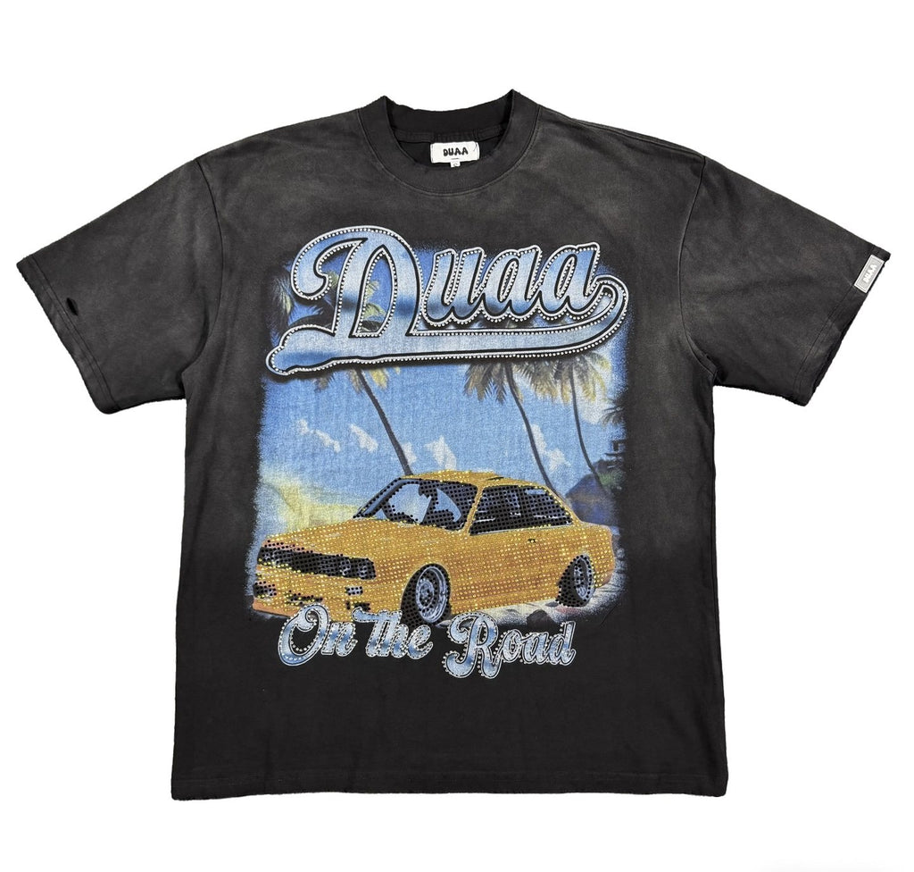 DUAA New Age Washed Black Graphic T-Shirt ¡ª hero