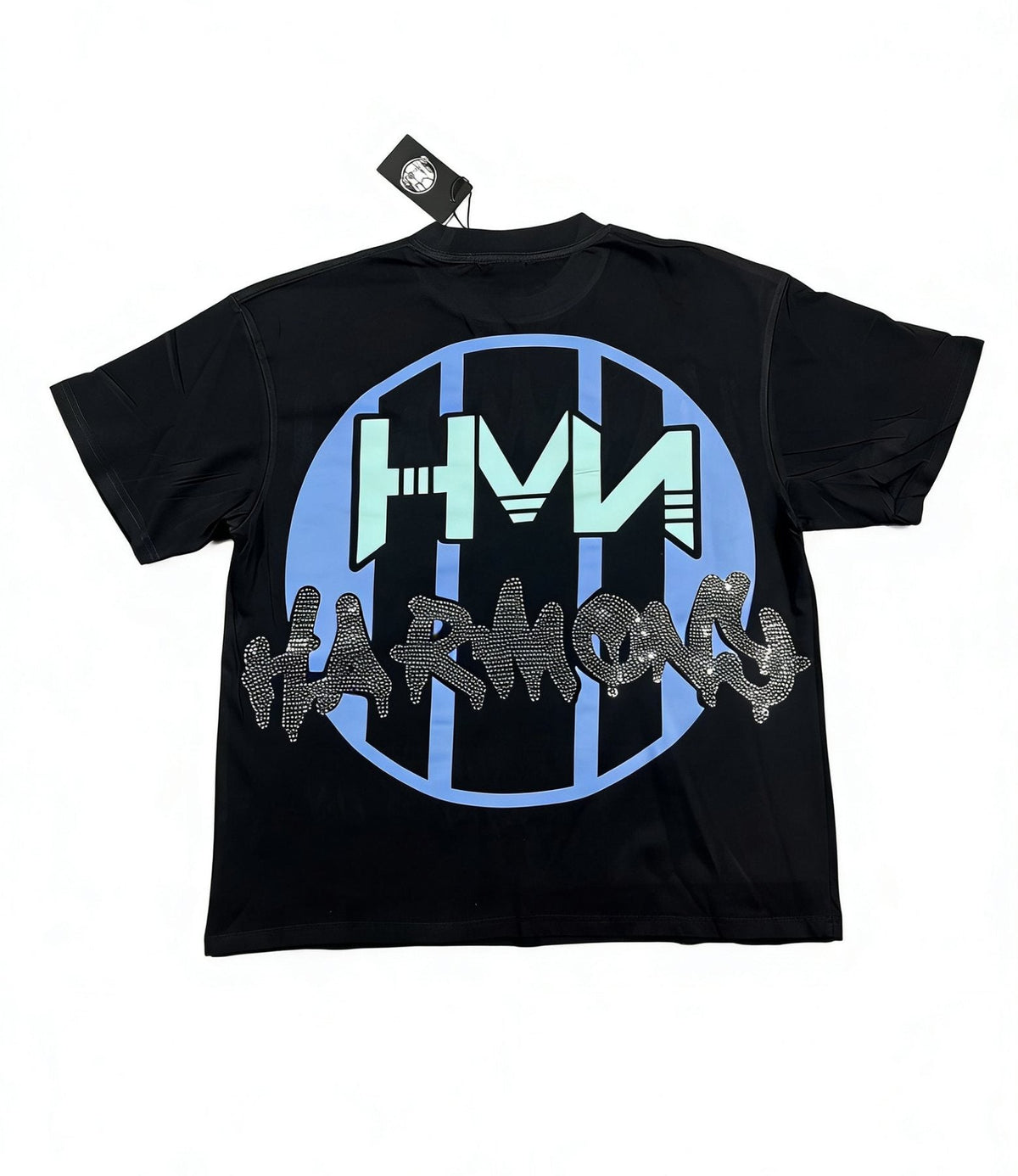 HARMONY New Age Skeleton Guitar Graphic T-Shirt ¡ª back