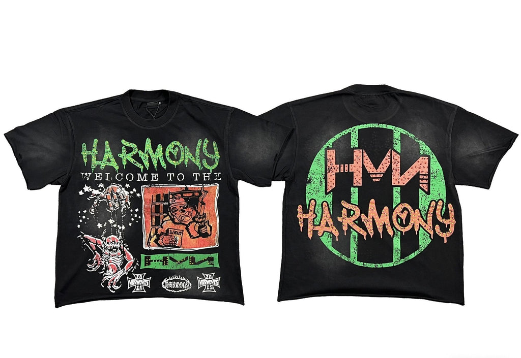 HARMONY New Age Rhinestone Graphic T-Shirt ¡ª hero
