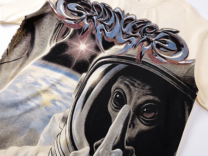 Godspeed Astronaut Back Print T-Shirt ¡ª detail
