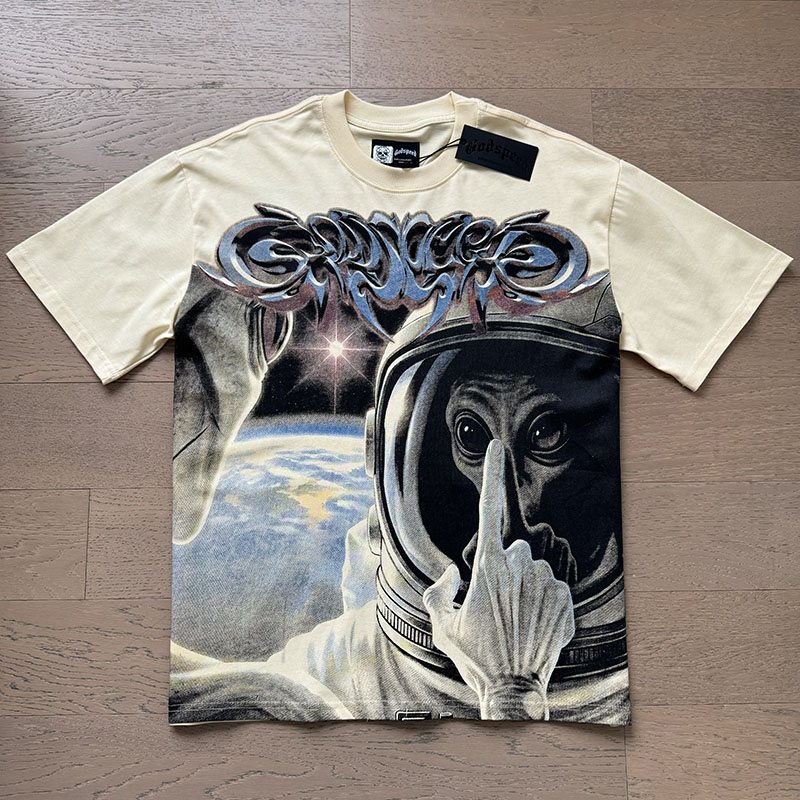 Godspeed Astronaut Back Print T-Shirt ¡ª front