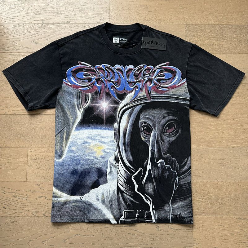 Godspeed Astronaut Graphic T-Shirt ¡ª hero