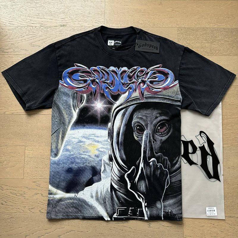 Godspeed Astronaut Graphic T-Shirt ¡ª context