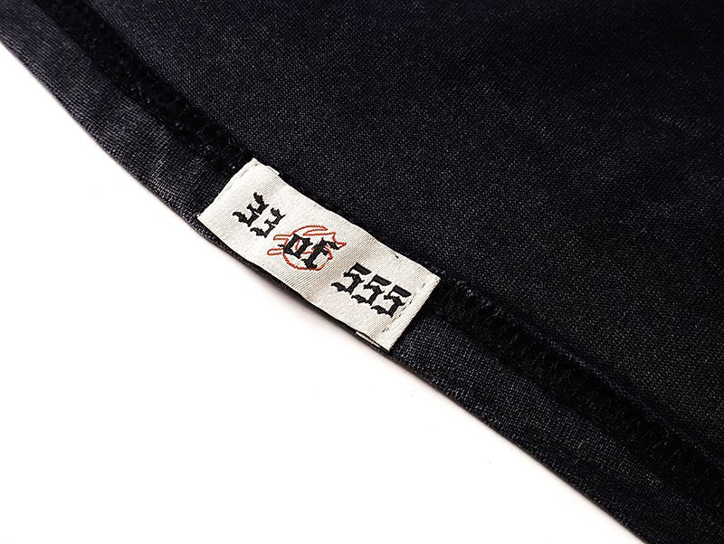 Godspeed Out of Many One Washed Black Graphic T-Shirt ¡ª neck_label