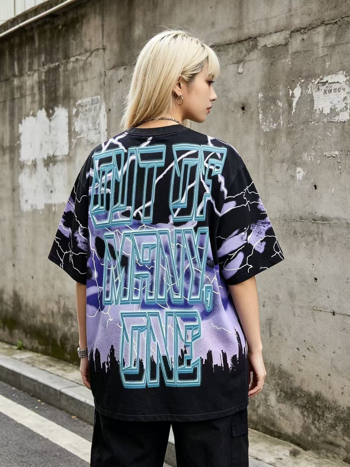 Godspeed Statue of Liberty Graphic T-Shirt ¡ª back