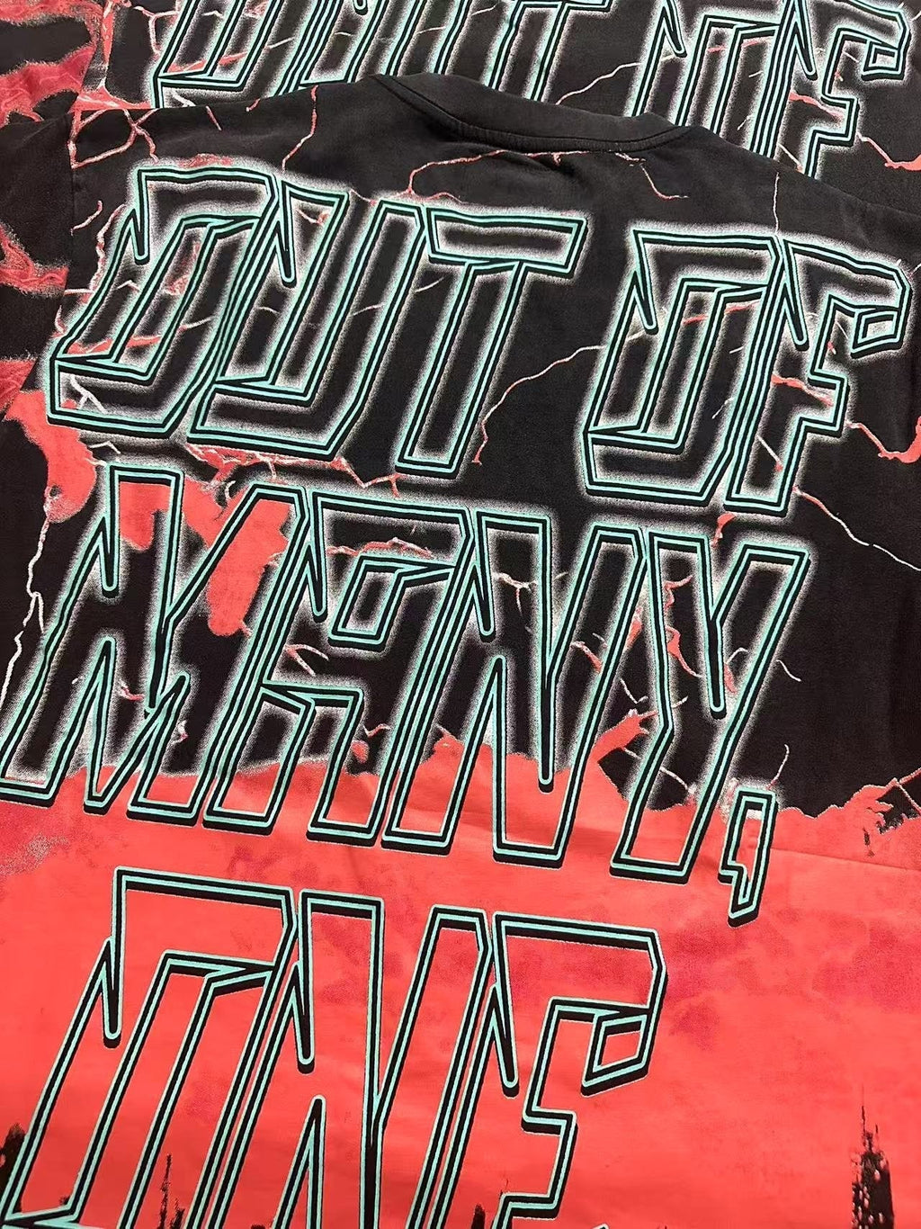 Godspeed Out of Many One Statue Graphic T-Shirt ¡ª detail