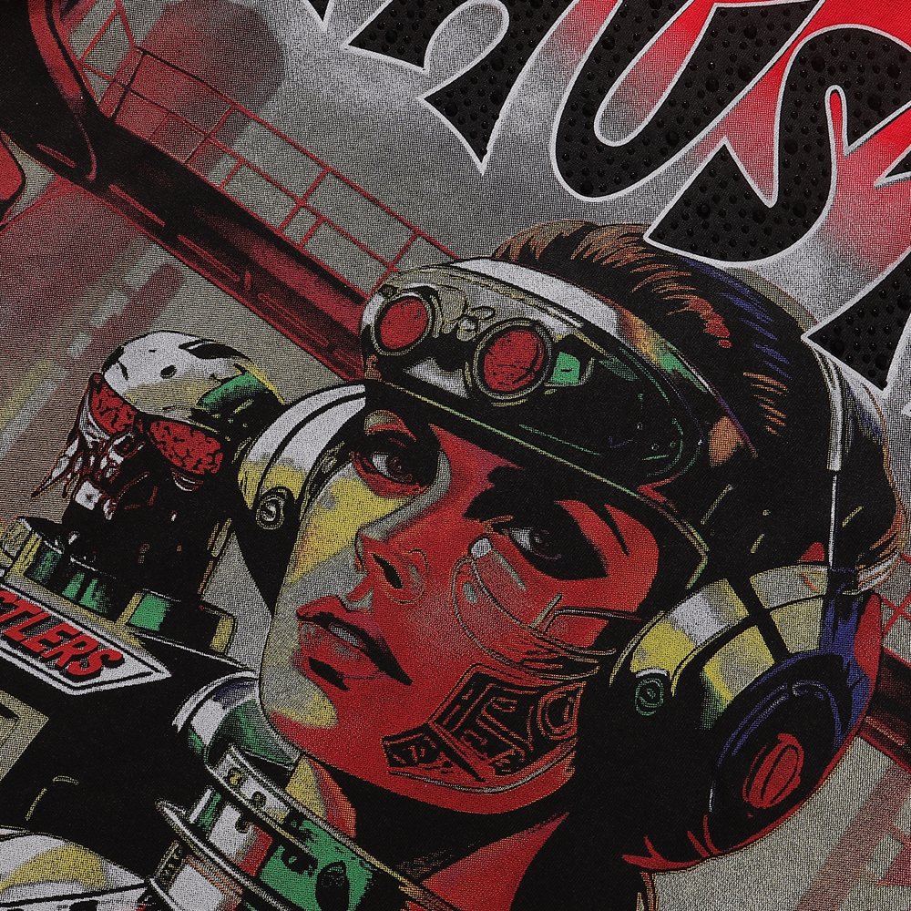 Life Hustlere No Days Off Astronaut Graphic T-Shirt ¡ª detail