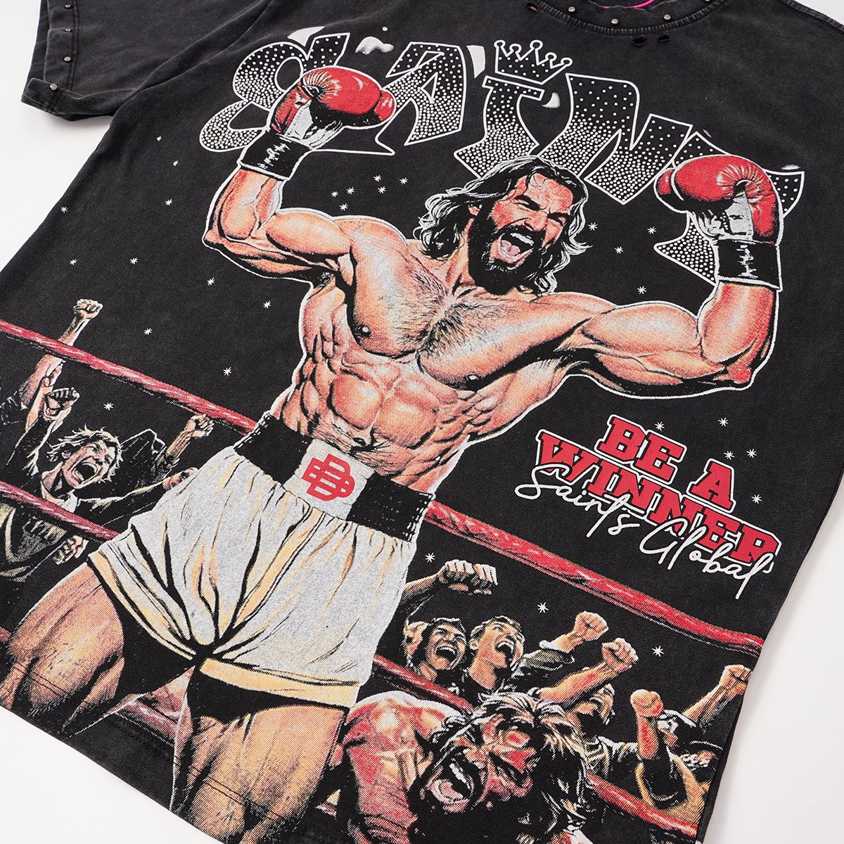SAINT Boxer Winner Graphic T-Shirt ¡ª detail