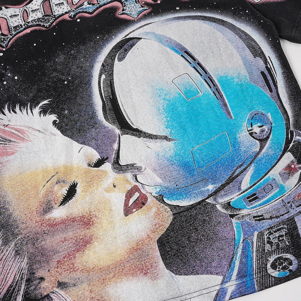 Godspeed Astronaut Face Graphic T-Shirt ¡ª detail