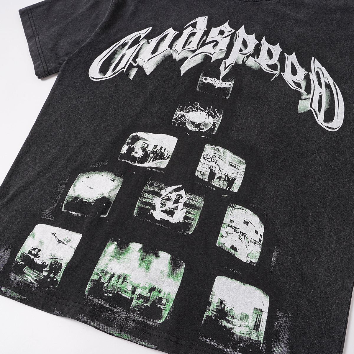 Godspeed Rock Graphic Washed T-Shirt ¡ª detail