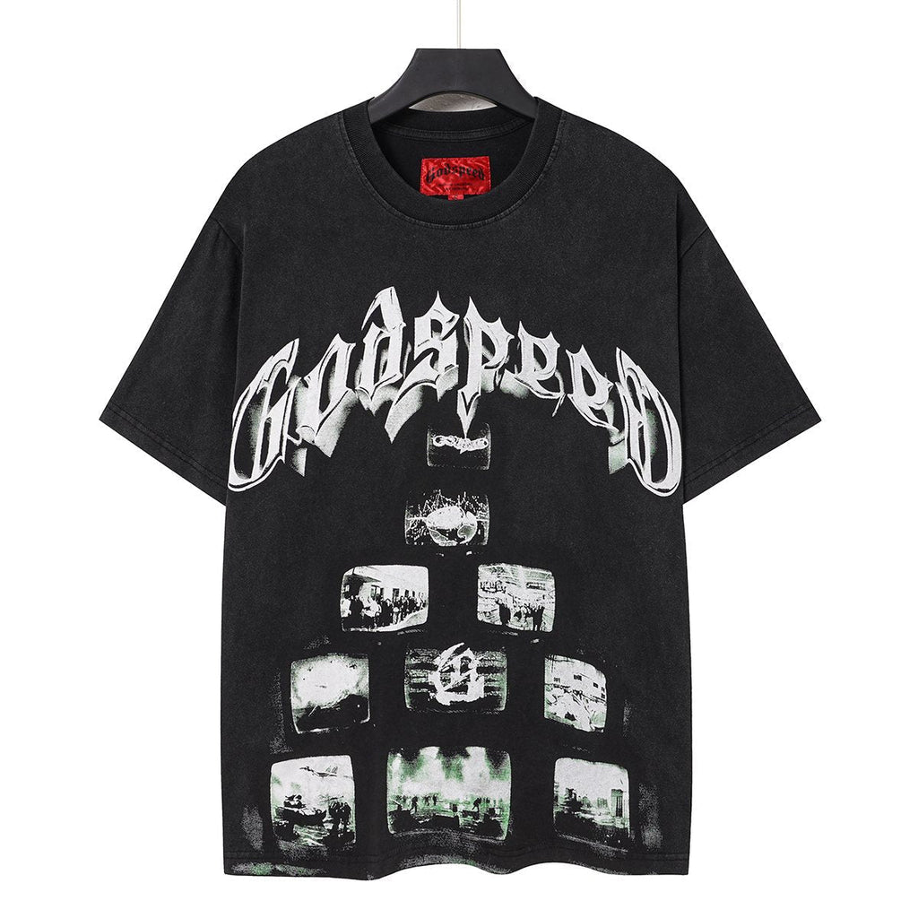 Godspeed Rock Graphic Washed T-Shirt ¡ª hero